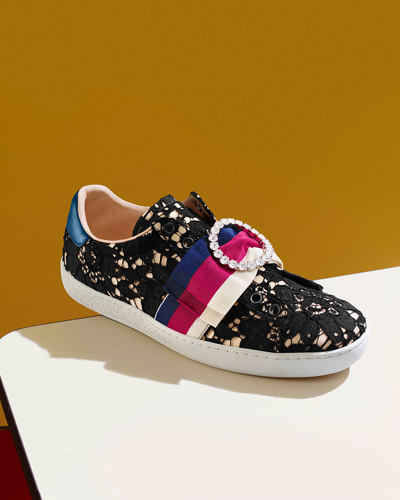 Gucci New Ace Lace Sneakers