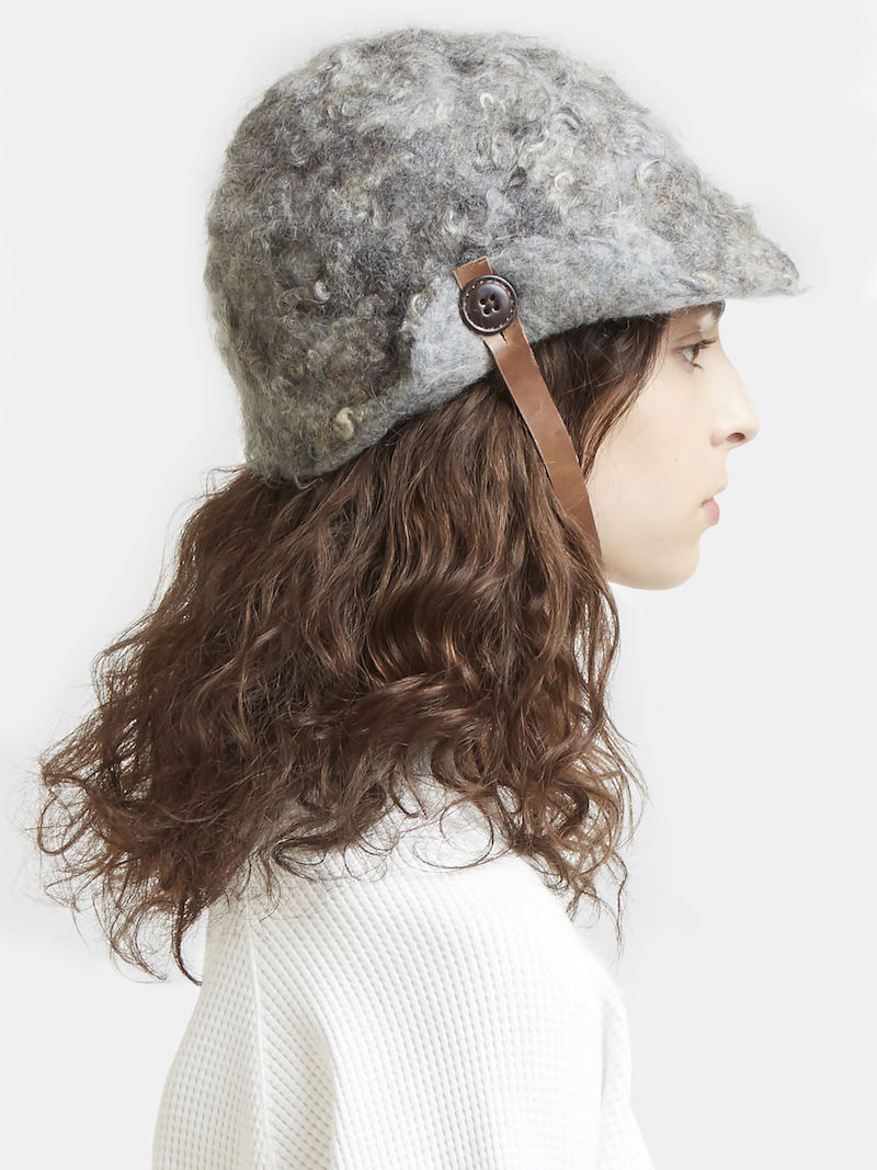 Kreuzzz Yuki Hat Fleece Hat in Grey