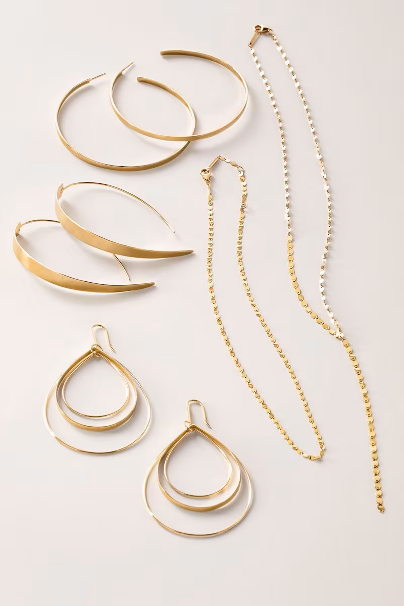 Lana Jewelry Sunrise Hoop Earrings