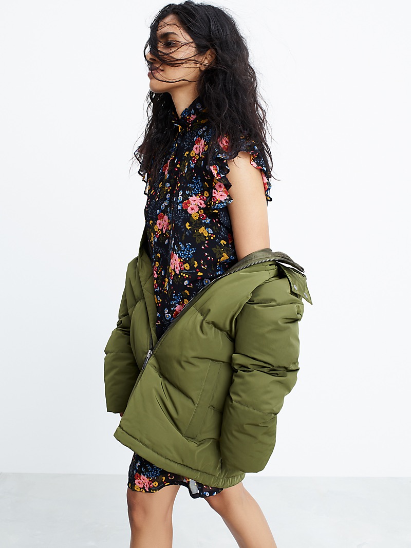 Madewell Quilted Down Puffer Parka