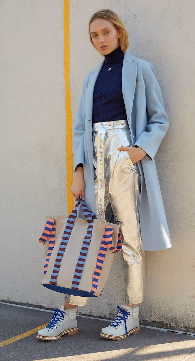 Marni Striped Canvas Tote