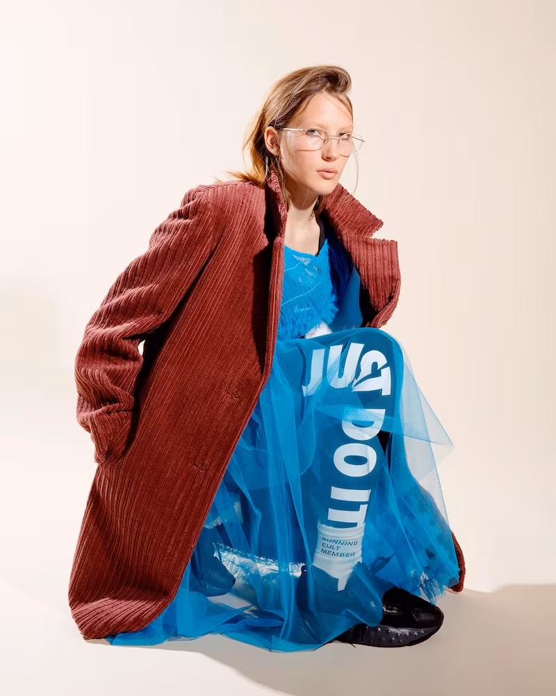 Molly Goddard Blue Barbara Dress