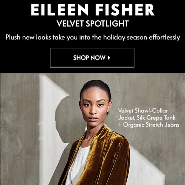 Plush Velvet from Eileen Fisher