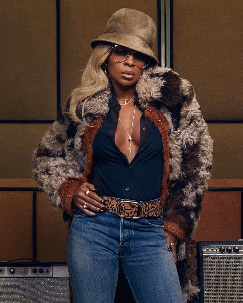 Prada Studded Shearling Coat
