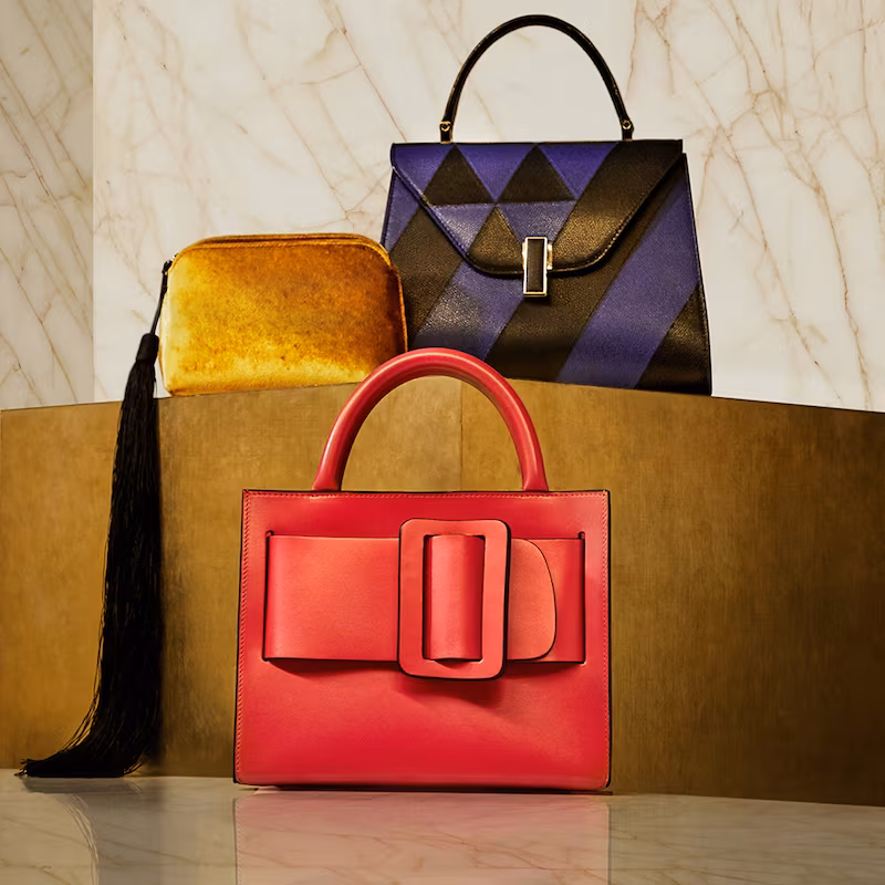 The Row Tassel Velvet Pouch