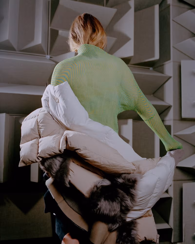 Undercover Multicolor Down Show Piece Jacket