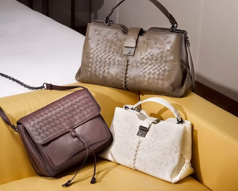 Bottega Veneta Intrecciato Small Leather Cross-Body Bag