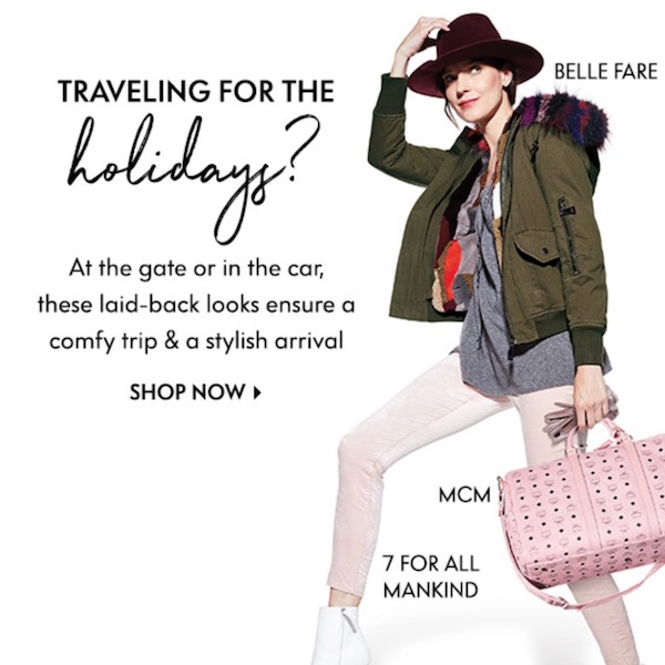 Holiday Travel Style for a casual Weekend