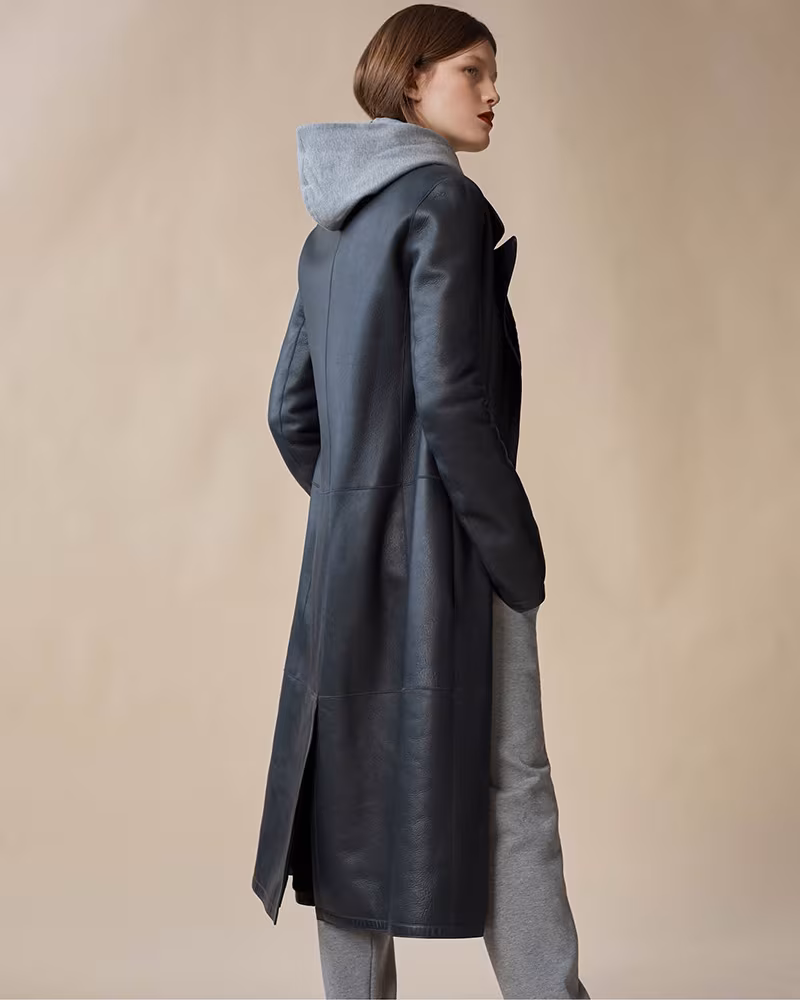 The Row Cintry Shearling Duster Coat