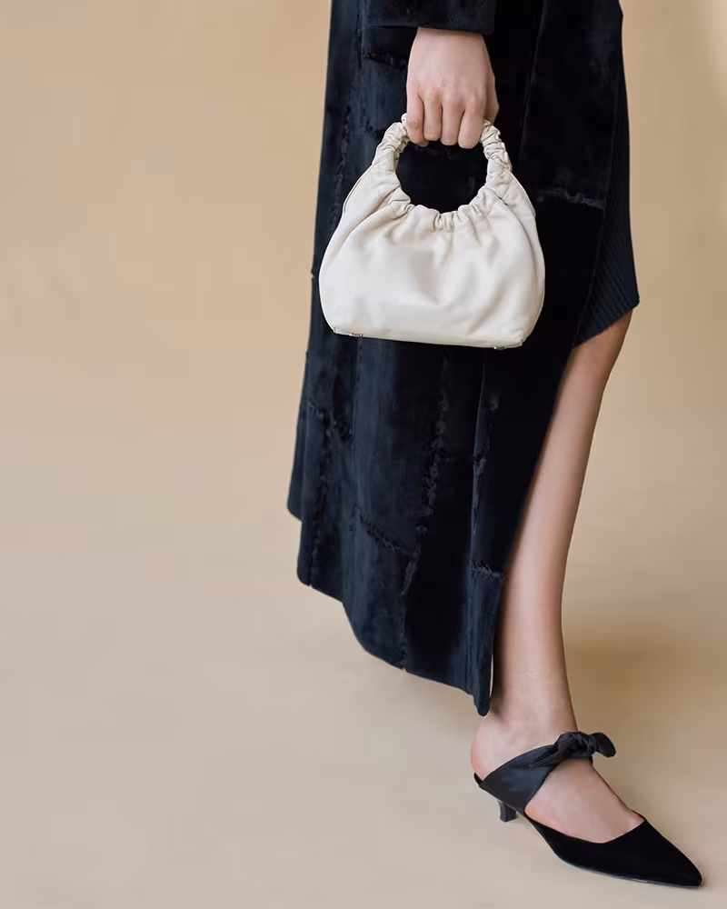The Row Coco Velvet Mules