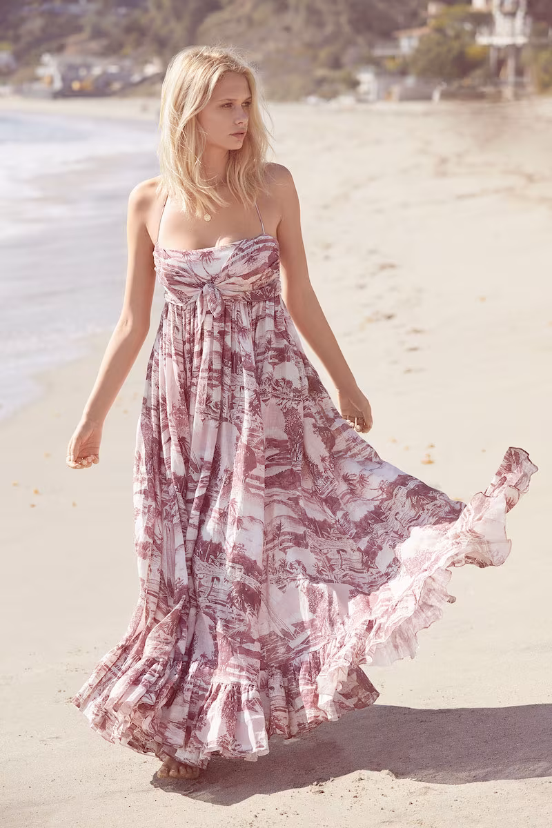 Zimmermann Kali Hawaiian Long Dress