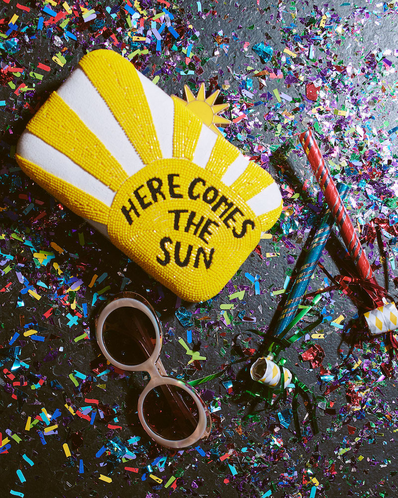 alice + olivia Shirley Here Comes the Sun Large Clutch