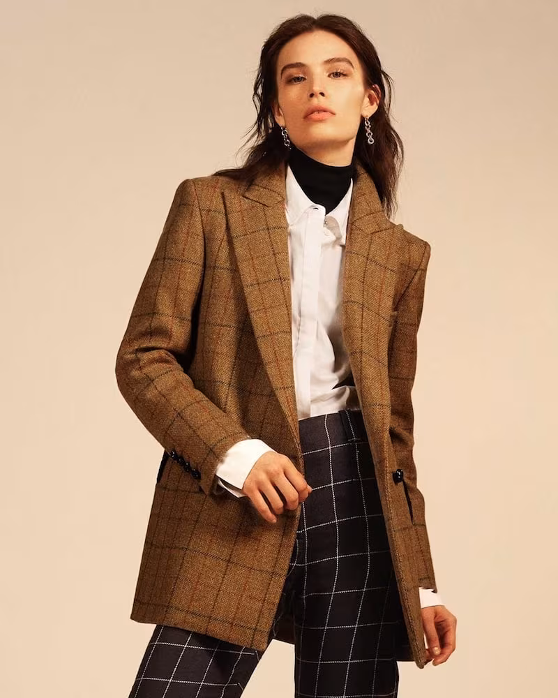  Blazé Milano Chilly Morning Everyday Checked Blazer