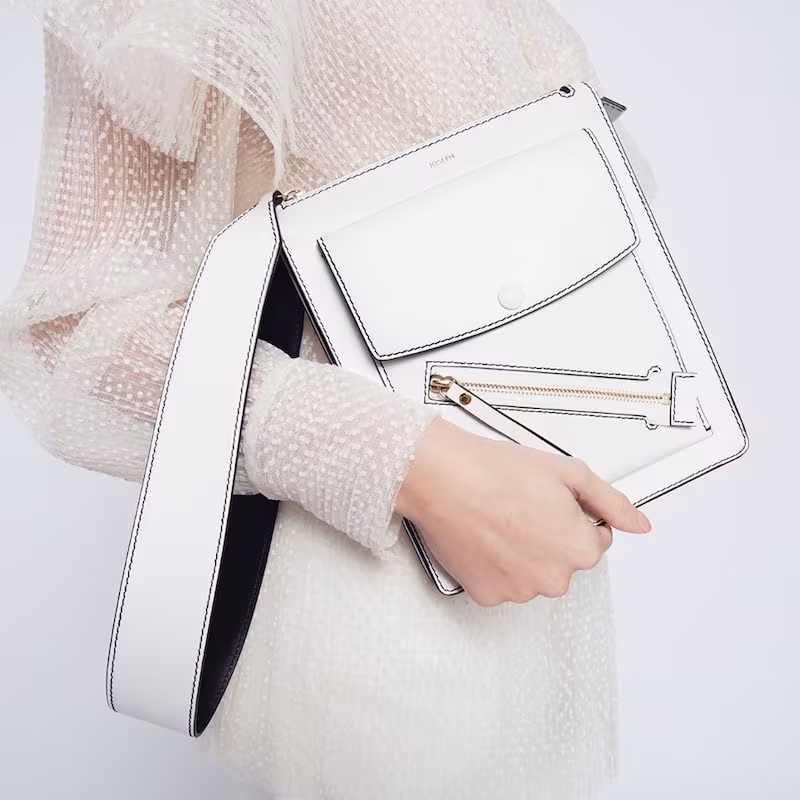 Joseph Mortimer Leather Shoulder Bag