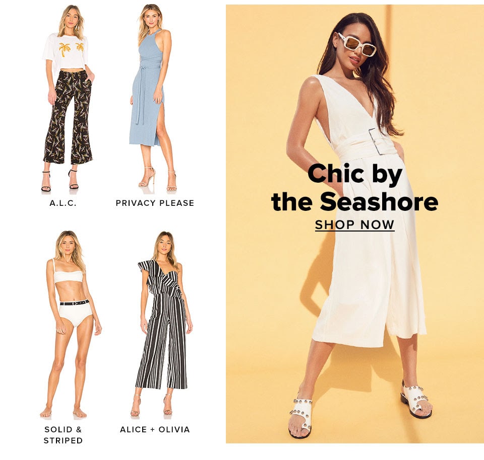 Chic by the Seashore. Shop Now.
