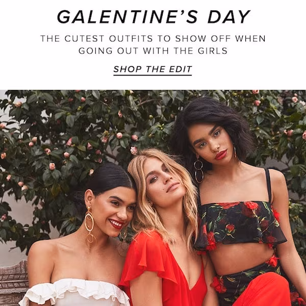 Dressed Up for Galentine's Day 2018