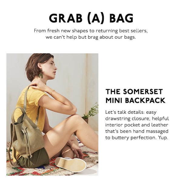 Grab A Bag: Madewell Must-Haves Bgas for Resort 2018