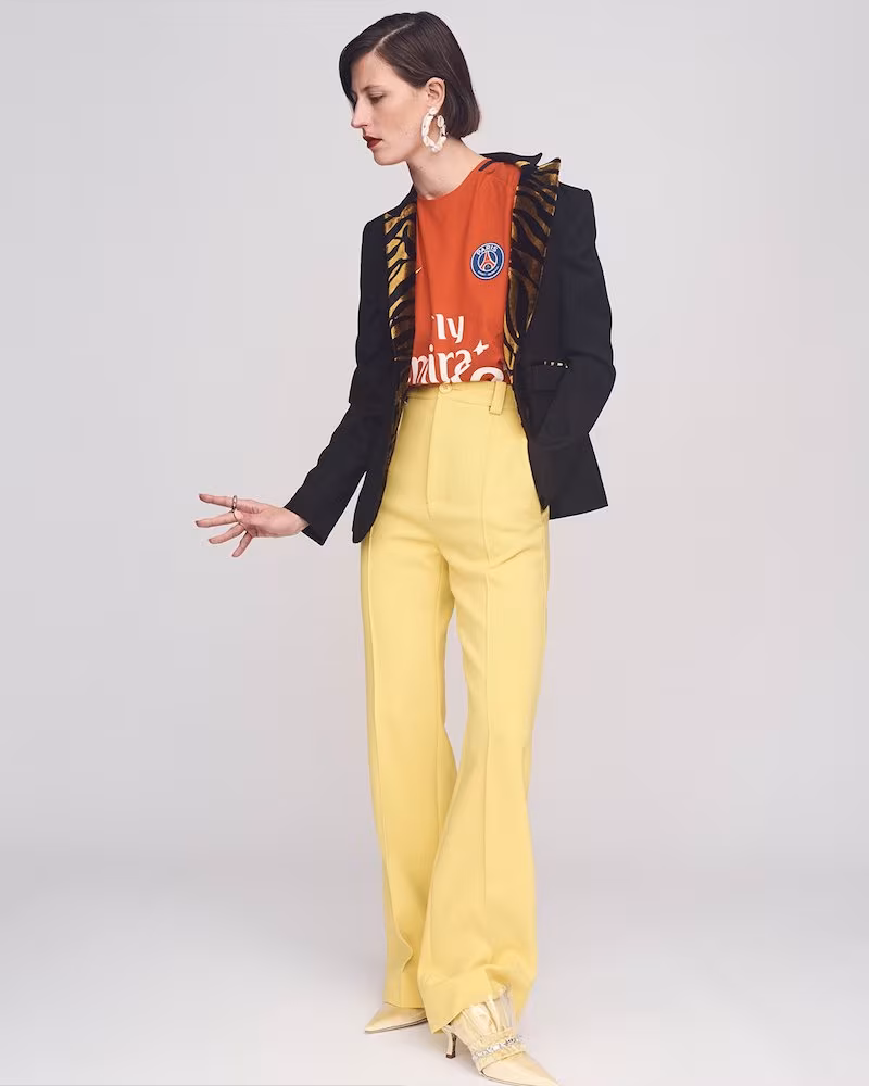 Hillier Bartley Barathea Contrast-Lapel Wool-Blend Blazer