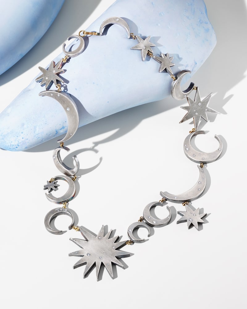 Judy Geib Sun- & Moon-Link Necklace