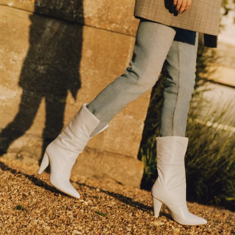 Off-White x Jimmy Choo Sara Quilted Leather Boots
