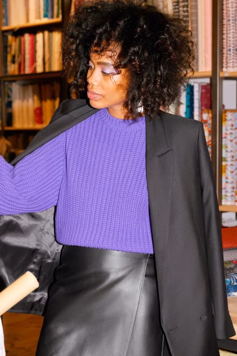 & Other Stories Chunky Rib Knit Sweater