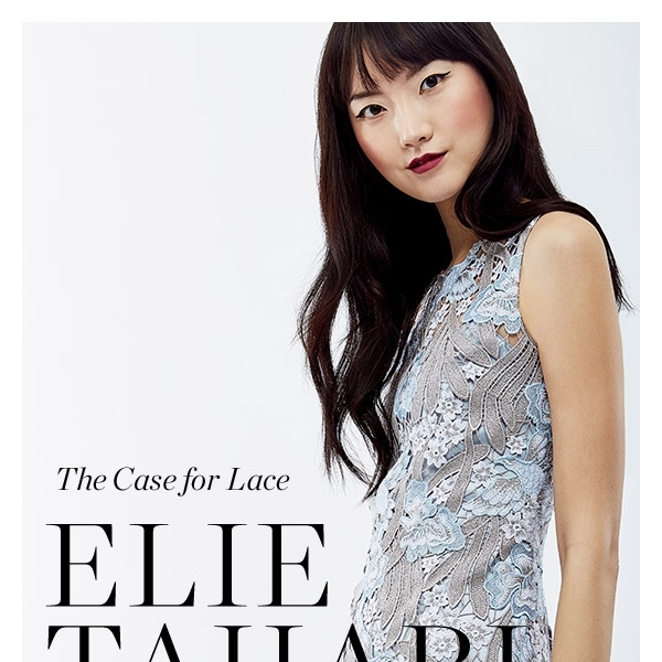 The Case for Lace: Elie Tahari Resort 2018 Collection