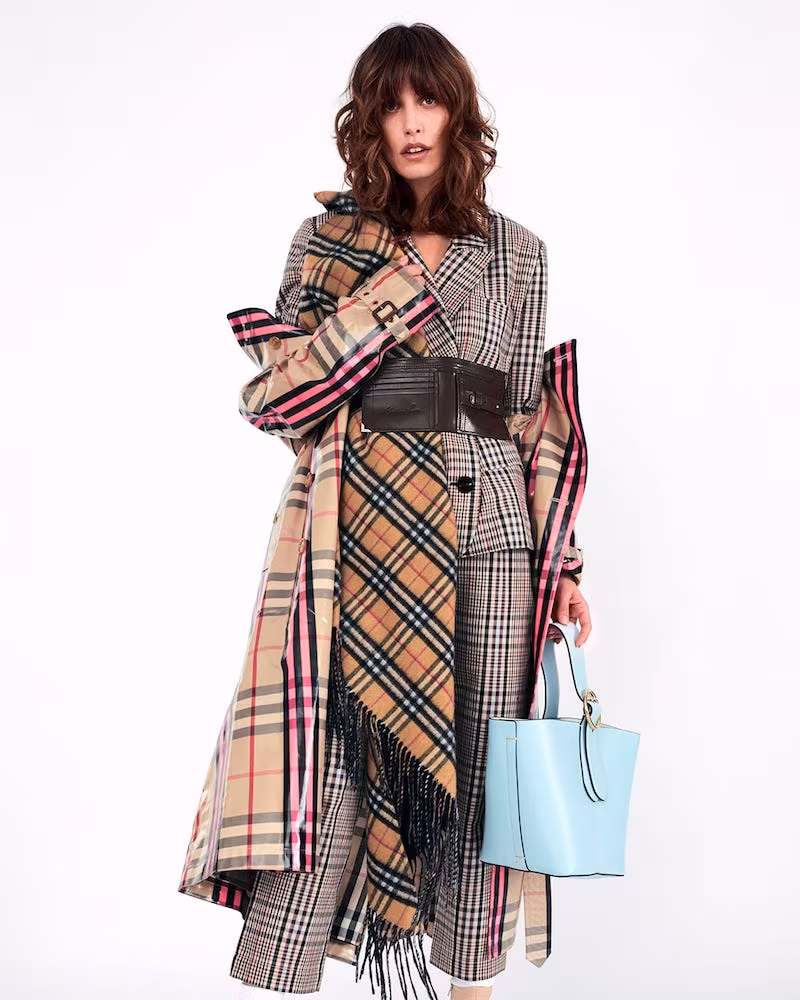 Burberry Laminated Cotton-Blend Gabardine Trench Coat