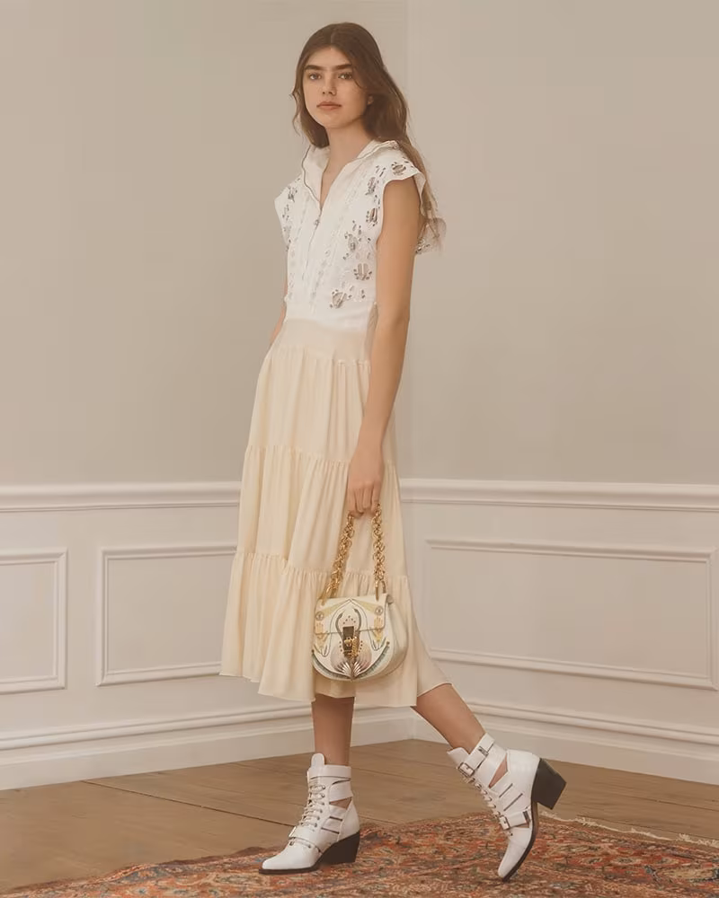 Chloé Rylee Medium Leather Ankle Boots