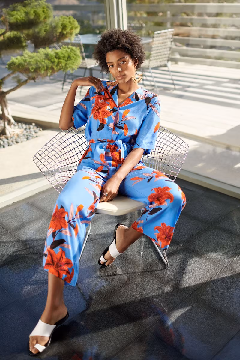 Diane von Furstenberg Wide Leg Cropped Pants