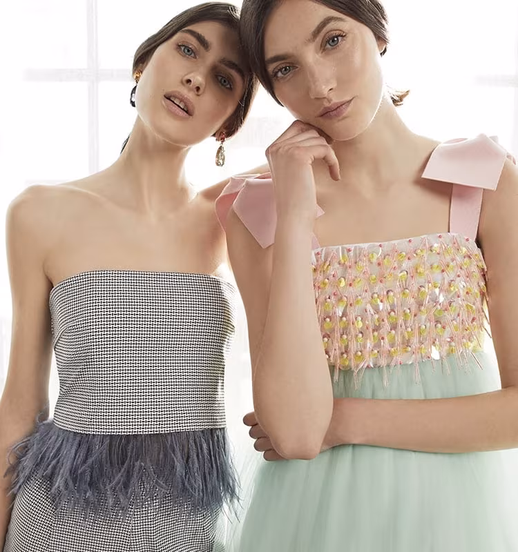 Eleanor Balfour Mira Feathered Bodice