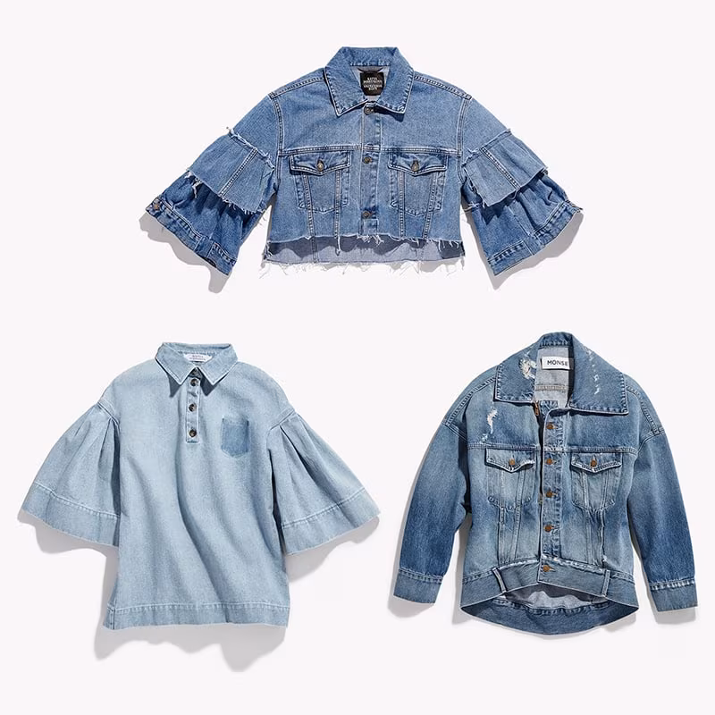 Ksenia Schnaider Denim Blouse