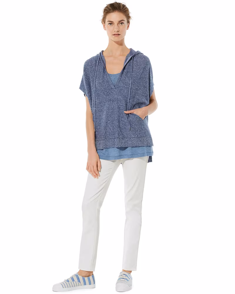 Lafayette 148 New York Thompson Yarn-Dyed Denim Slim-Leg Jeans