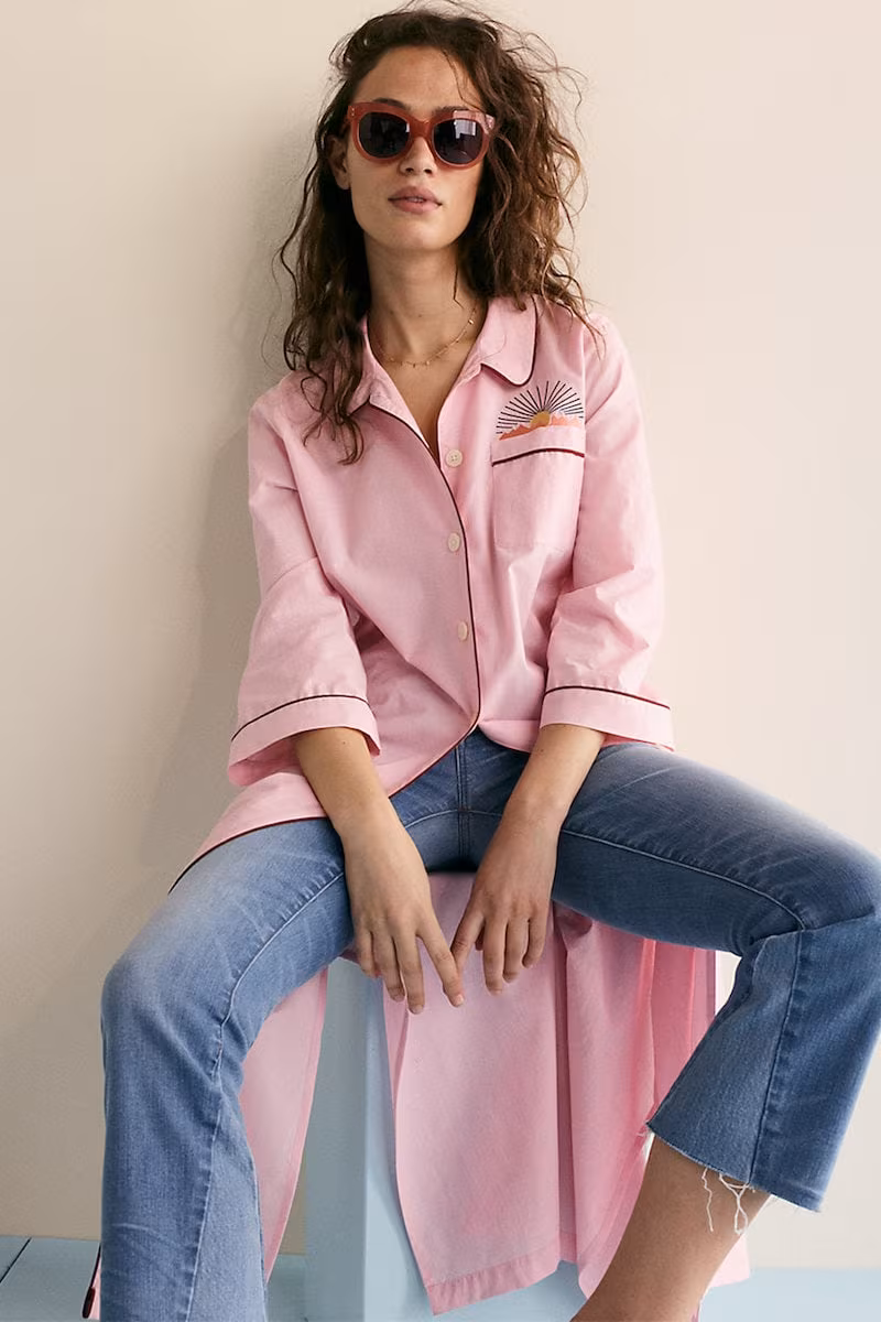 Madewell Embroidered Bedtime Nightdress