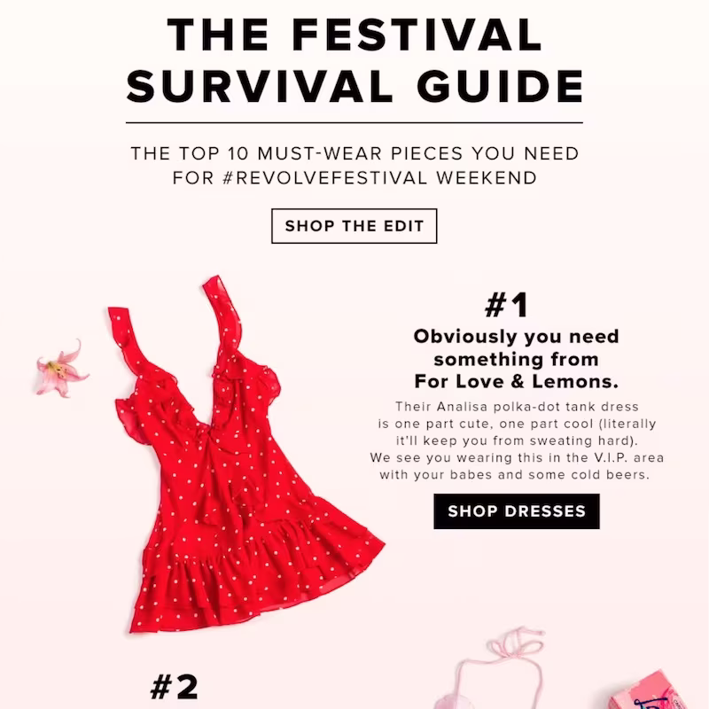 REVOLVE The Festival Survival Guide Spring 2018