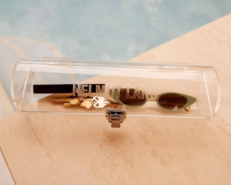 Helmut Lang Lucite Clutch
