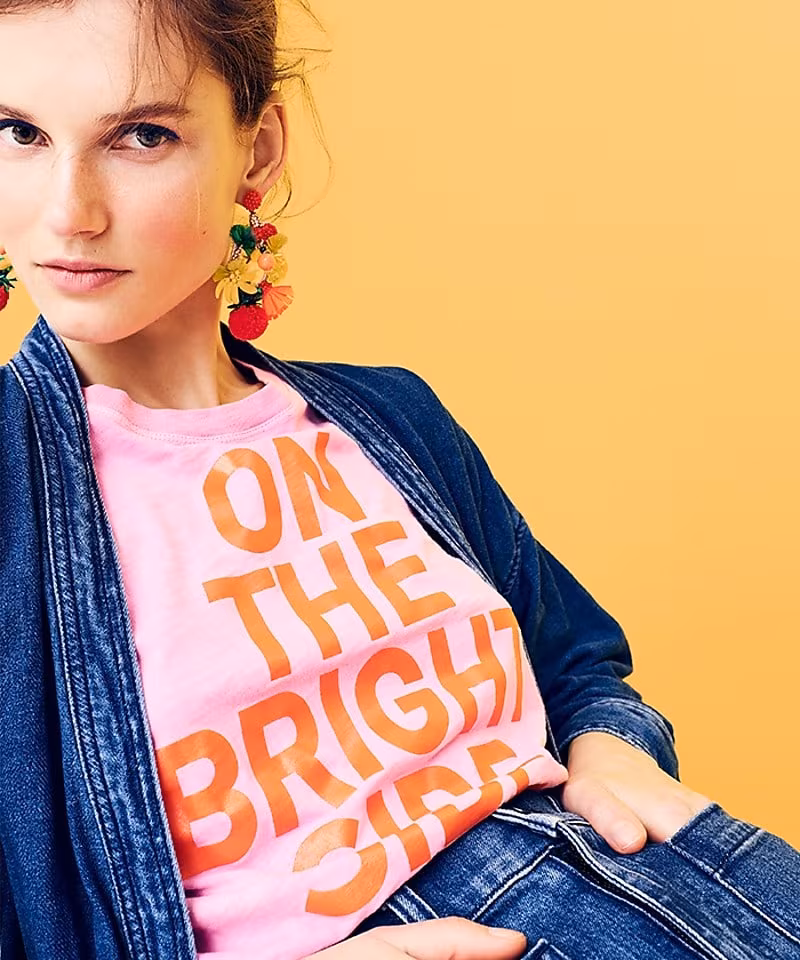 J.Crew "On the Bright Side" T-Shirt