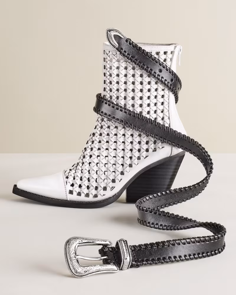 Jeffrey Campbell Waven Woven Bootie