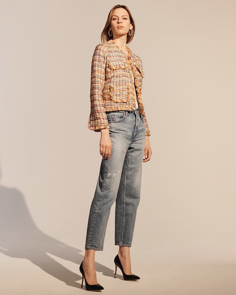 Moussy Kelley Distressed Tapered Jeans