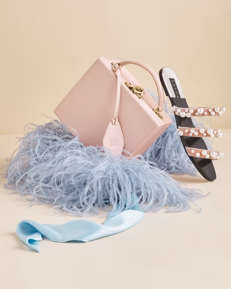 Pop & Suki Personalized Leather Box Bag