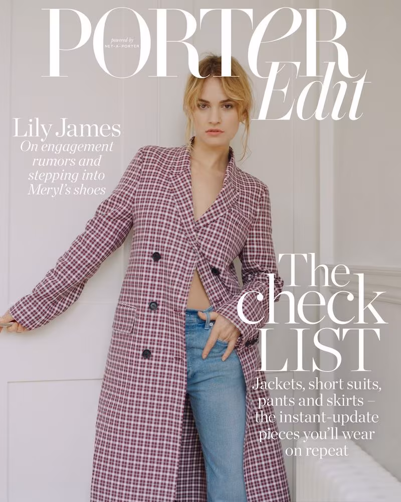 Scene Stealing: Lily James for The EDIT