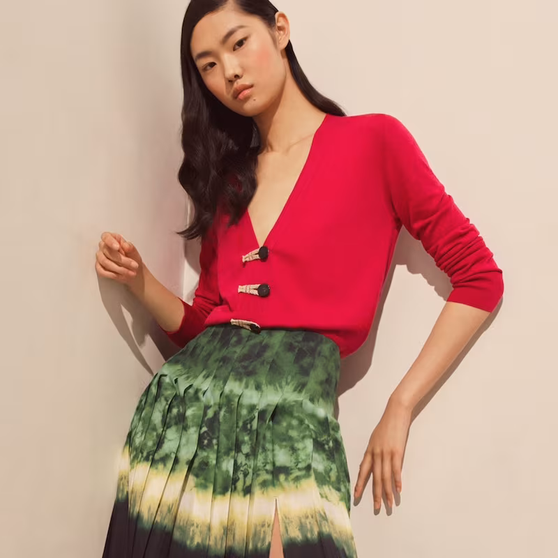 Altuzarra Button-Detailed Silk-Cotton Cardigan