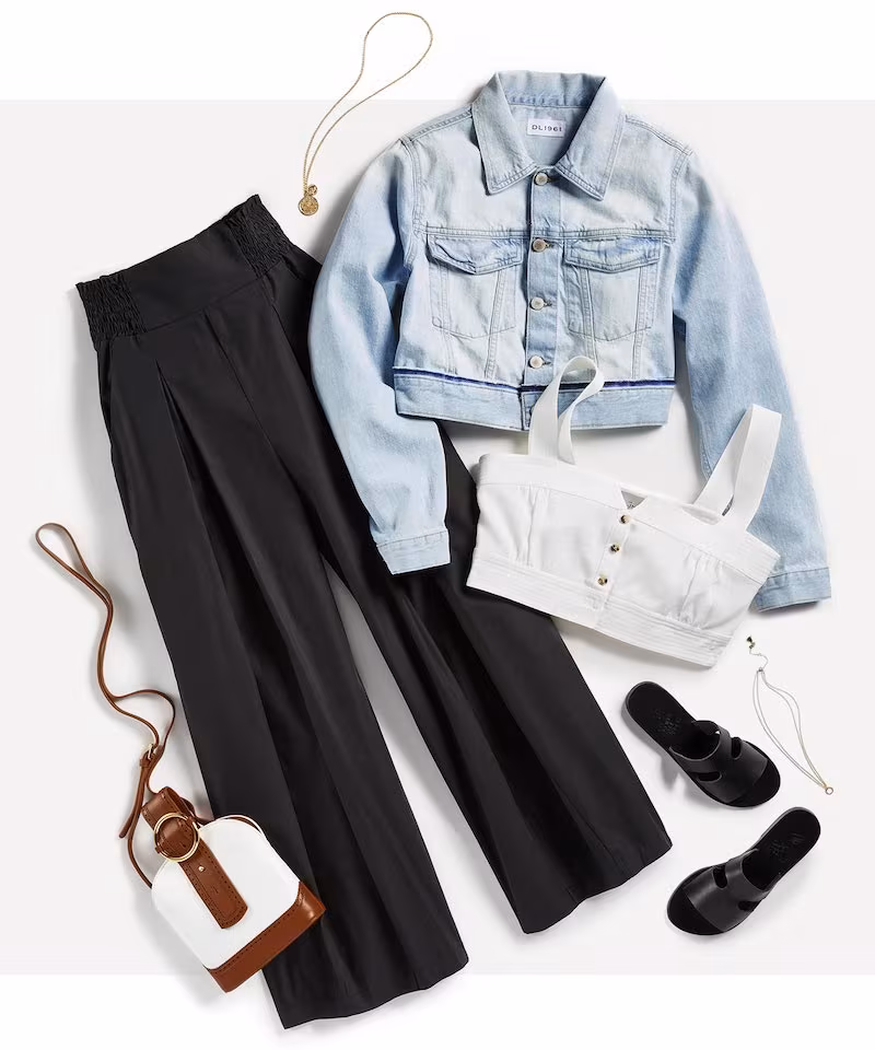 DL1961 Shawn Cropped Boyfriend Jacket