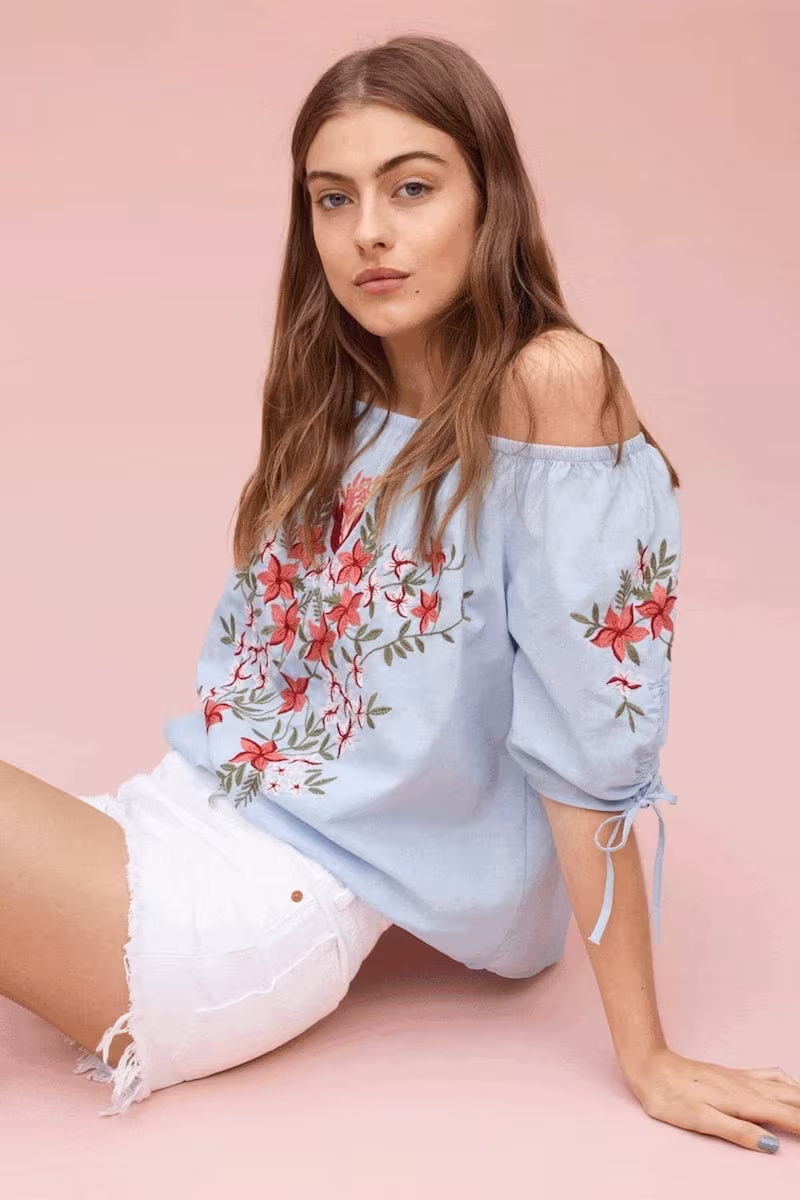 GRLFRND Cindy Rigid High Waist Denim Shorts
