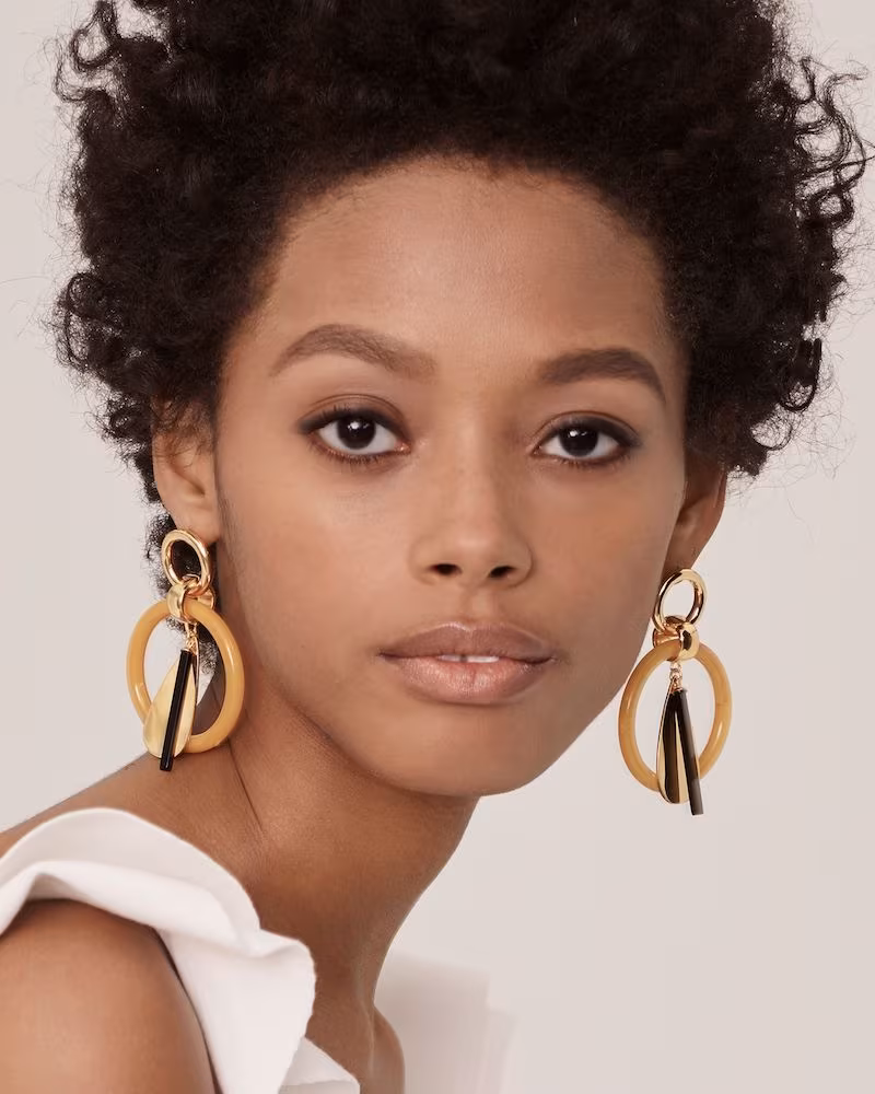 Lizzie Fortunato Amber Modern Earrings