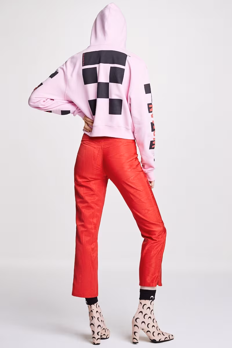 Marine Serre Moiré Trousers