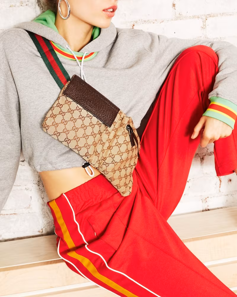 Opening Ceremony Ringer Cropped Hoodie