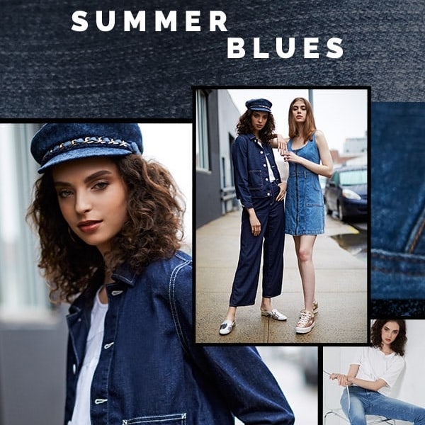 Summer Blues: New Denim Styles for Summer 2018