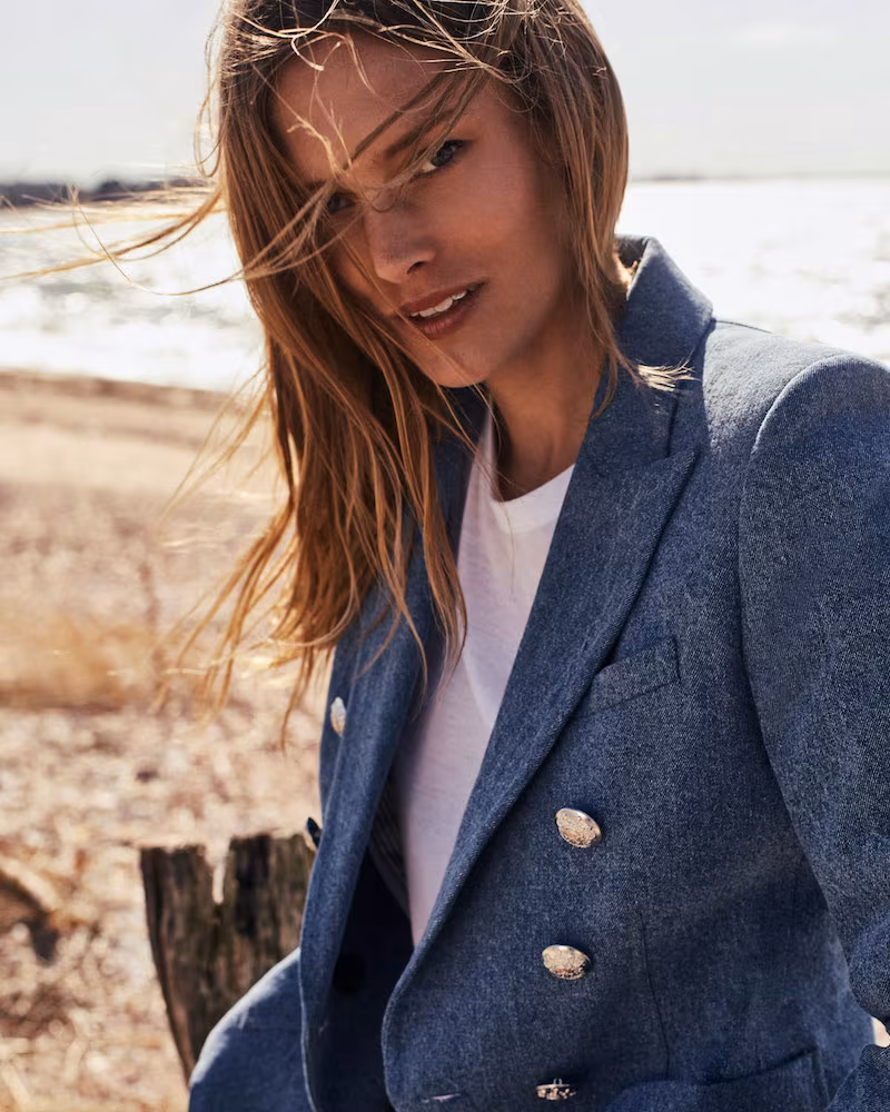 Veronica Beard Caden Double-Breasted Dickey Jacket