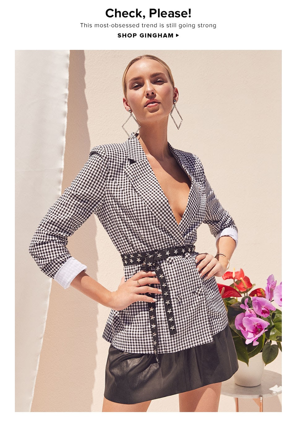 Check, Please! This most-obsessed trend is still going strong. Shop Gingham.
