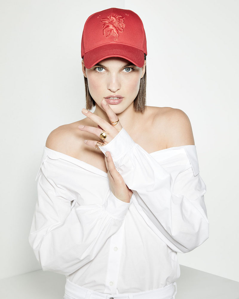 undefined Baseball Cap with Embroidered Logo